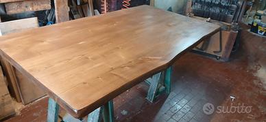 Tavolo Piano in legno di Castagno 170 x 90 x 5 cm