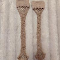 calze a rete al ginocchio 