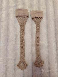 calze a rete al ginocchio 