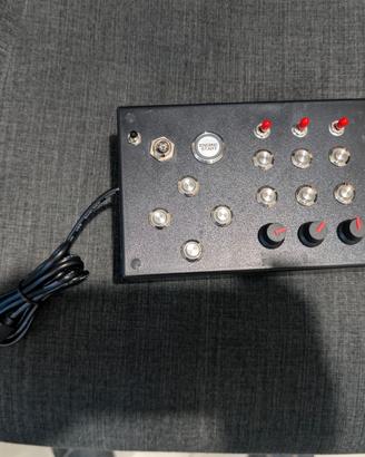 button box sim racing usb led