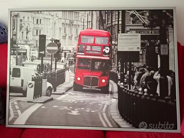 quadro su legno 140x 100 londra