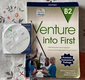 Libro di inglese Venture into first. B2