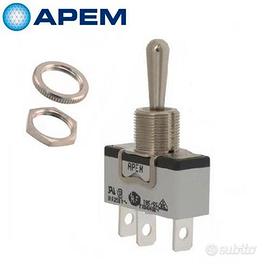 Deviatore a leva da P. 1 via M.-OFF-M. terminale f