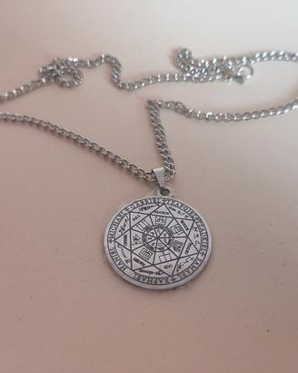 Collana Amuleto Portafortuna Sigillo di Salomone 