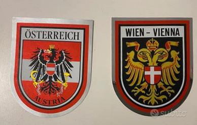2 adesivi nuovi Vienna e Austria