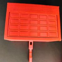 portachiavi garage con portellone apribile