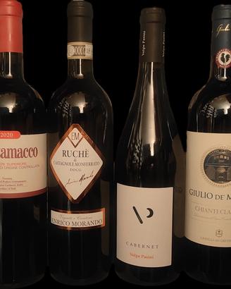 Grattamacco Ruché Cabernet e Chianti