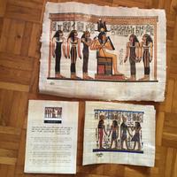 Papiri egiziani con Dio Osiride