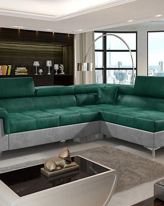 DIVANO ANGOLARE MOLTO ELEGANTE...!