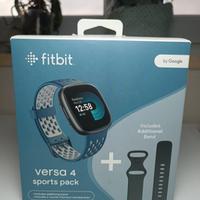 Fitbit Versa 4 Bundle (con cinturino sportivo) Fit
