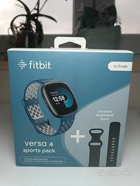 Fitbit Versa 4 Bundle (con cinturino sportivo) Fit