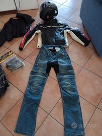 Completo per moto donna