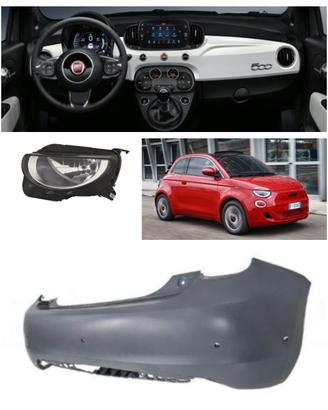Fiat 500 frontale parafango paraurti fanale 2020-