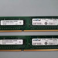 DDR3 1600 8GB KIT (4GBX2) CRUCIAL CT51264BA160BJ