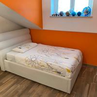 Letto 1 piazza e mezza con materasso