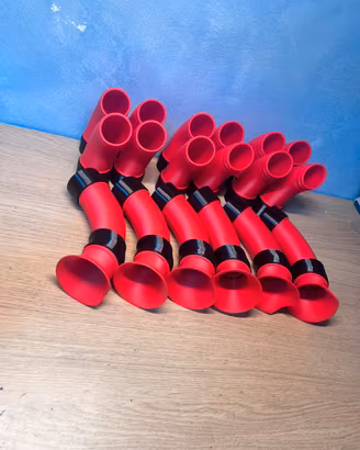 cornetti cassafiltro T-max 530 - coppia rossa/nera