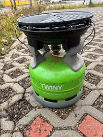 Bombola per campig con barbecue