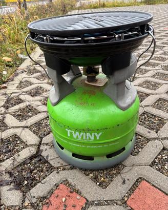 Bombola per campig con barbecue