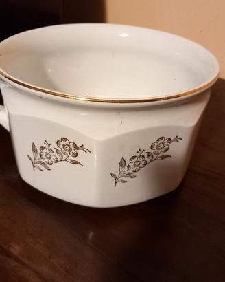 vaso da notte in ceramica antiquariato