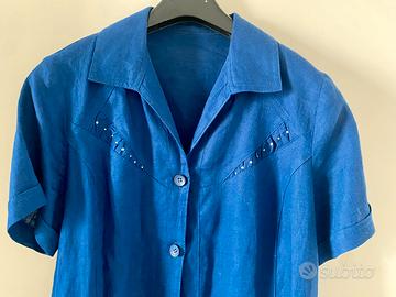 Camicia di lino tg L