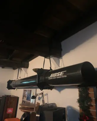 Bose acqustic wave cannon system
