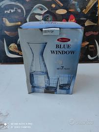 set caraffa e 6 bicchieri 