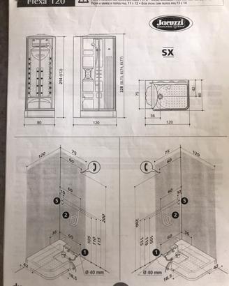 Doccia flexa 120 ELT4