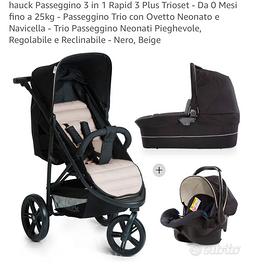Trio Passeggino Neonati Pieghevole