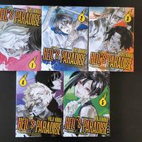Manga Hell's Paradise volumi 1-5 J-Pop ITA