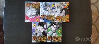Manga Hell's Paradise volumi 1-5 J-Pop ITA