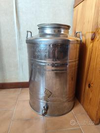 Fusto in acciaio per olio