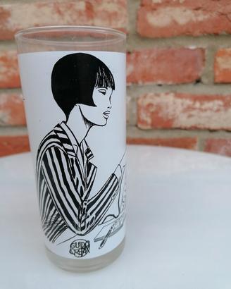 Guido Crepax-portamatite /bicchiere Valentina