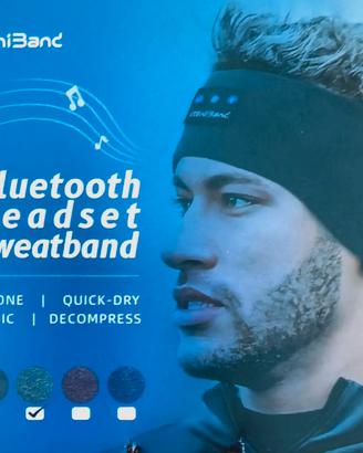 Fascia sport bluetooth con auricolari e microfono