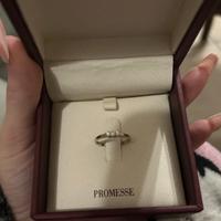 Anello oro bianco 18 KT