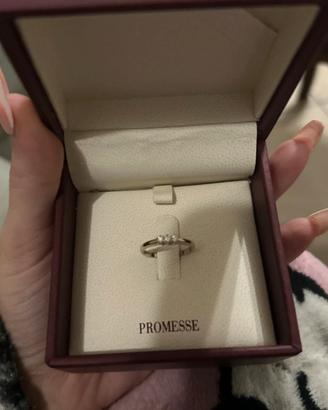 Anello oro bianco 18 KT