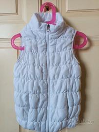 ❄️ Smanicato/Gilet Piumino OVS Bianco 7-8 Anni