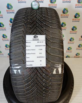 285 40 22 bridgestone invernali 90%