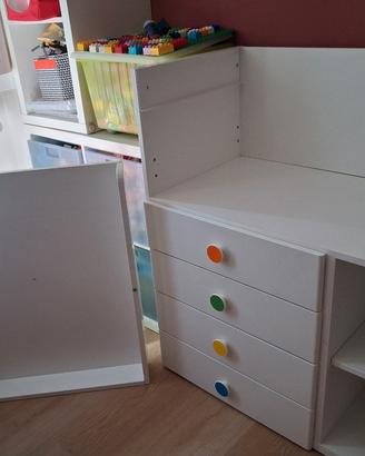 fasciatoio con cassettiera
