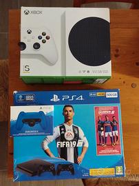 xbox serie S 512gb e PlayStation 4 slim