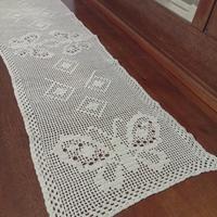 Striscia centrino runner uncinetto vintage 