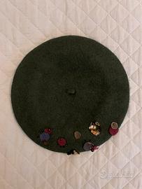 Basco 100% lana Verde scuro