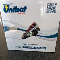 Batteria moto UNIBAT  CTZ14S 12V11.2AH