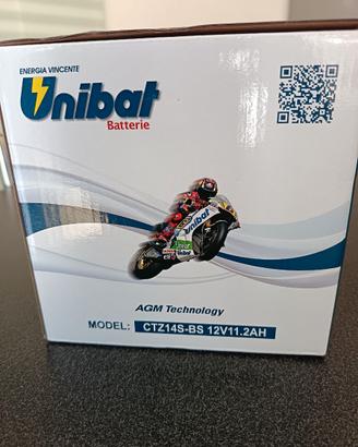 Batteria moto UNIBAT  CTZ14S 12V11.2AH