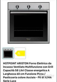 Hotpoint Ariston Forno Incasso Elettrico Ventilato Multifunzione