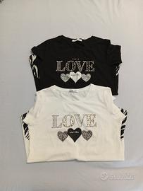 Lotto 2 T-shirt donna taglia L/XL