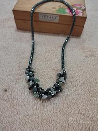 Collana in ematite e pietre dure
