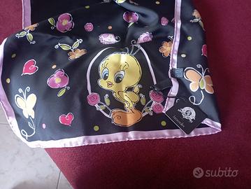 Foulard/sciarpa Braccialini in 100% seta nuovo