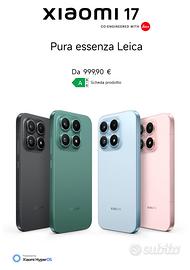Smartphone Xiaomi 17 5G 12/512GB NUOVISSIMO!