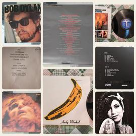 LP Amy Winehouse, Velvet Underground, Dylan, Zero.