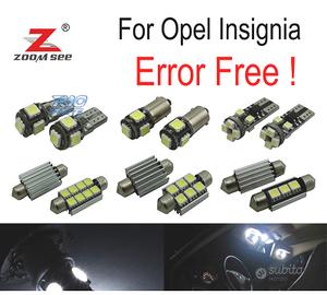 KIT 20 LAMPADE LED INTERNE PER OPEL INSIGNIA